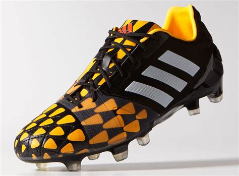 schwarz gelber adidas fußballschuh